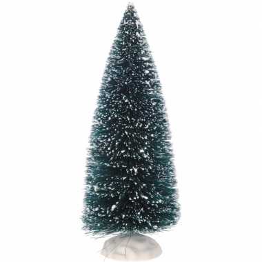 Kleine miniatuur kerstbooms groen 2 stuks